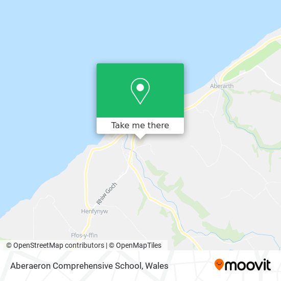 Aberaeron Comprehensive School map