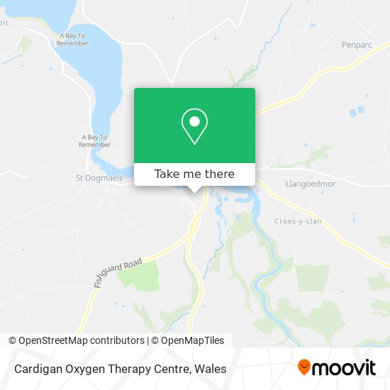 Cardigan Oxygen Therapy Centre map