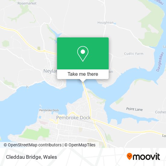 Cleddau Bridge map