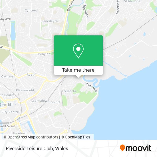Riverside Leisure Club map