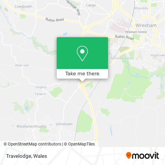 Travelodge map