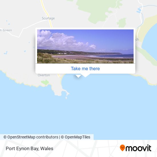 Port Eynon Bay map