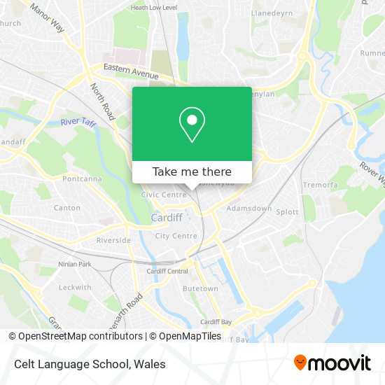 Celt Language School map