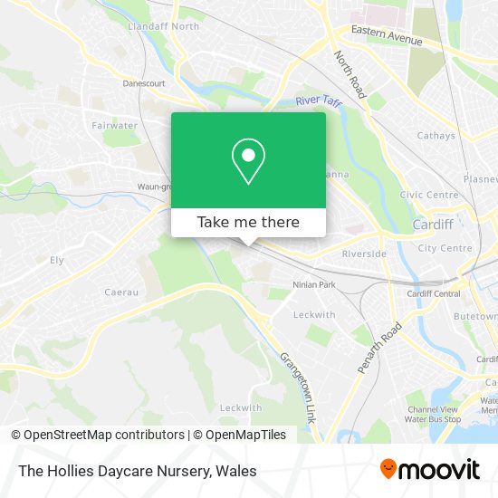 The Hollies Daycare Nursery map