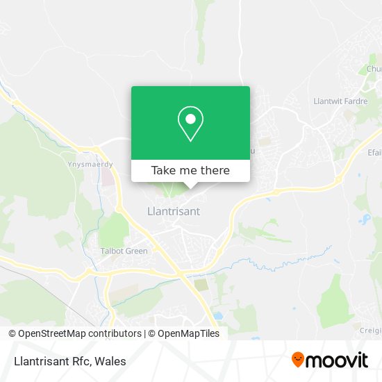 Llantrisant Rfc map