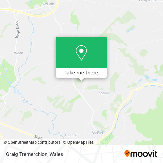 Graig Tremerchion map