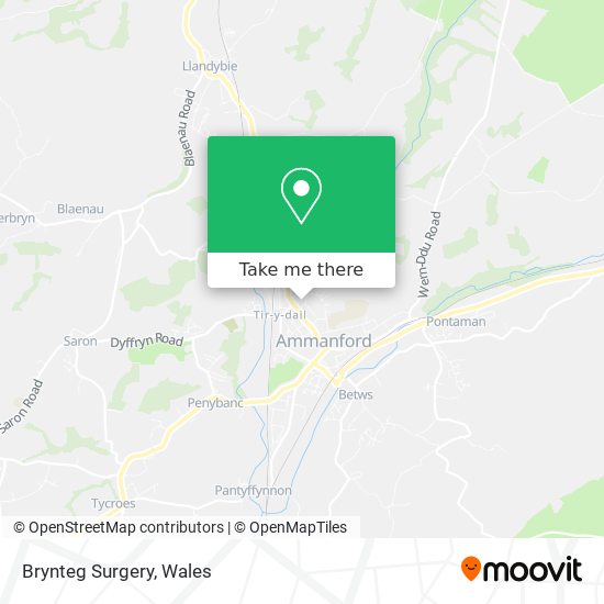 Brynteg Surgery map