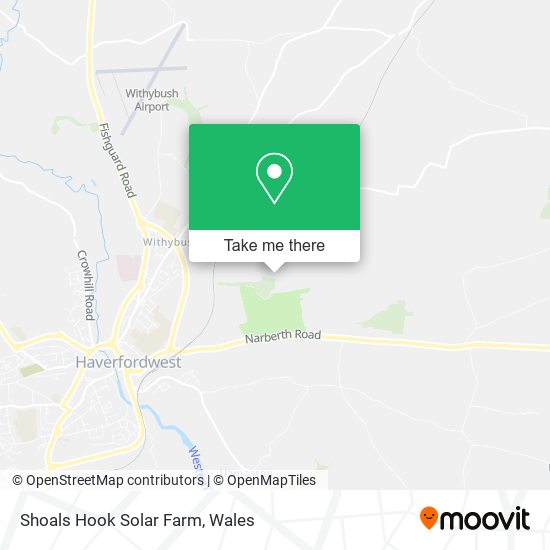 Shoals Hook Solar Farm map