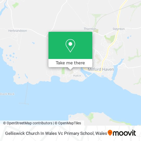 Gelliswick Church In Wales Vc Primary School map