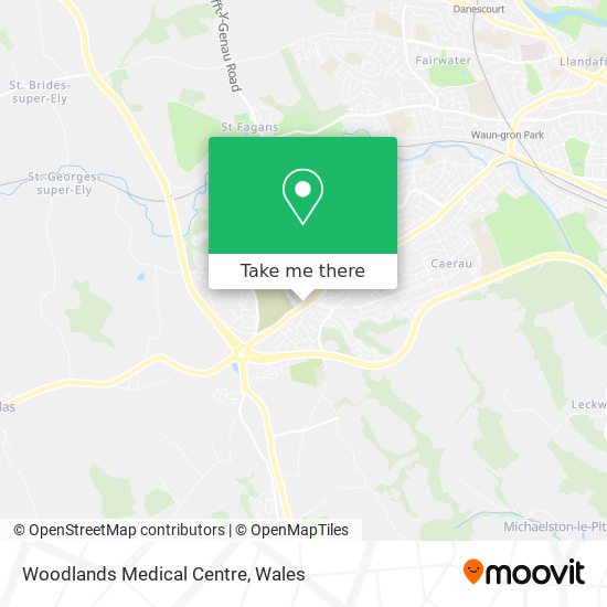 Woodlands Medical Centre map