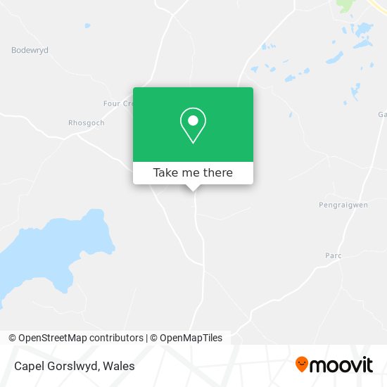 Capel Gorslwyd map