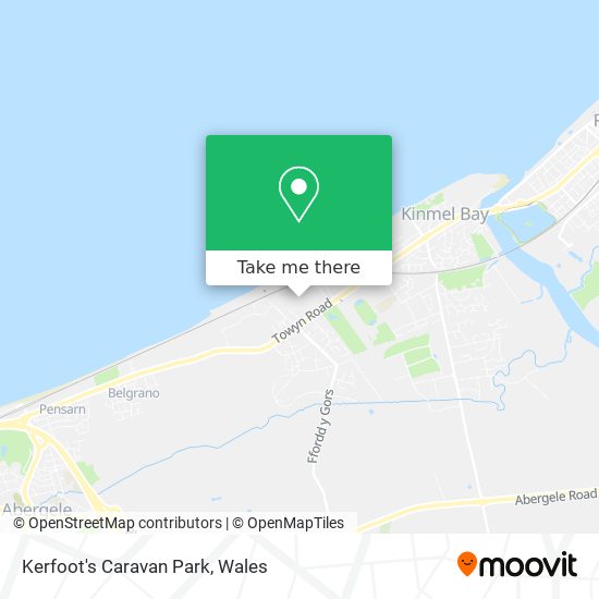 Kerfoot's Caravan Park map