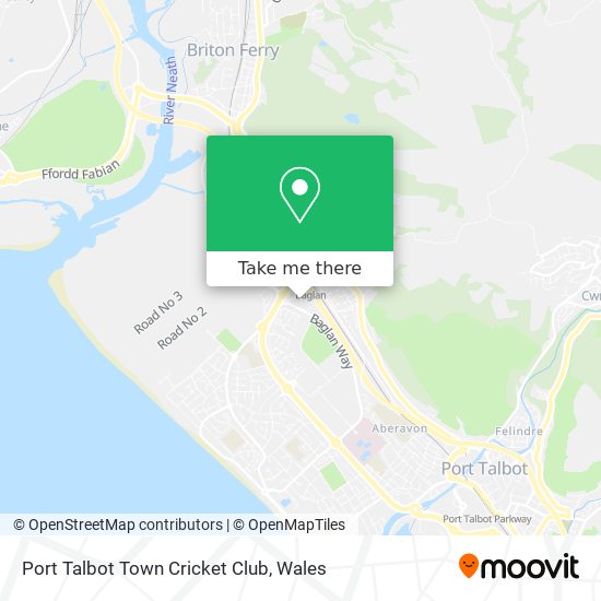 Port Talbot Town Cricket Club map