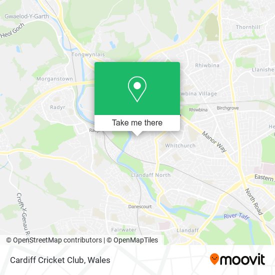 Cardiff Cricket Club map