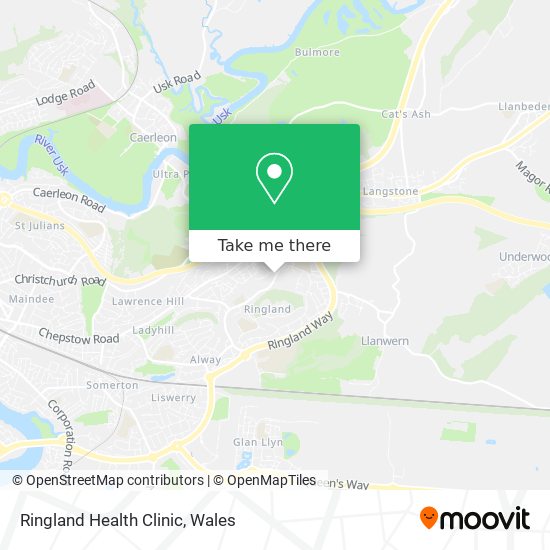 Ringland Health Clinic map