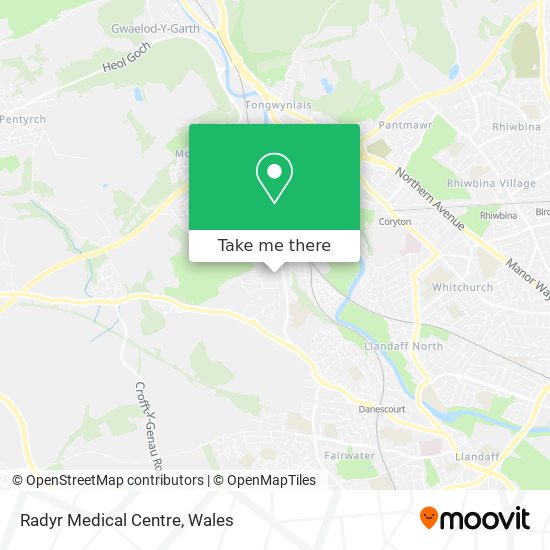 Radyr Medical Centre map