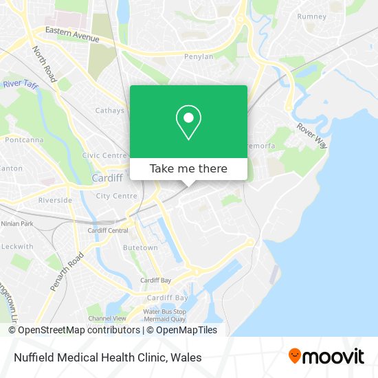 Nuffield Medical Health Clinic map
