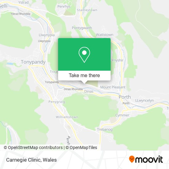 Carnegie Clinic map