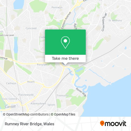 Rumney River Bridge map