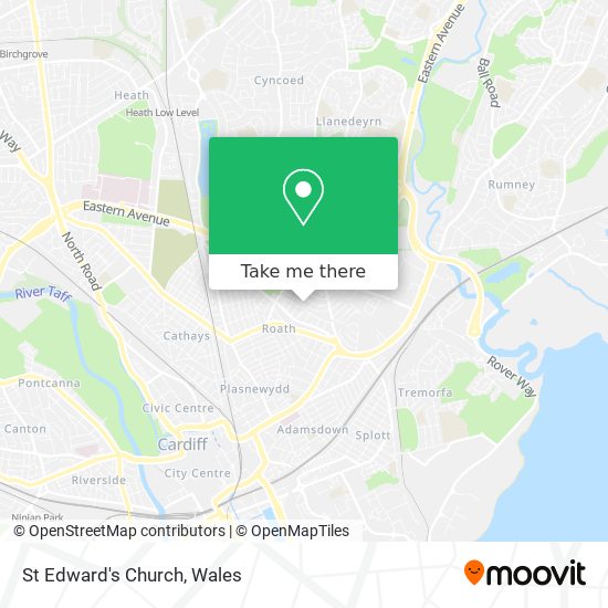 St Edward's Church map