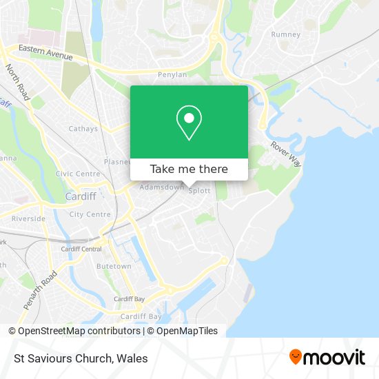 St Saviours Church map