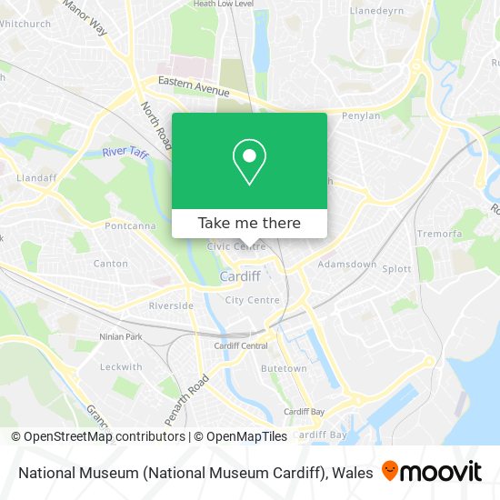 National Museum (National Museum Cardiff) map