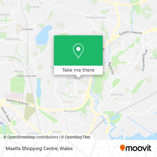 Maelfa Shopping Centre map