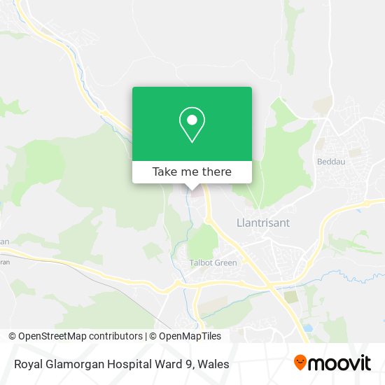 Royal Glamorgan Hospital Ward 9 map