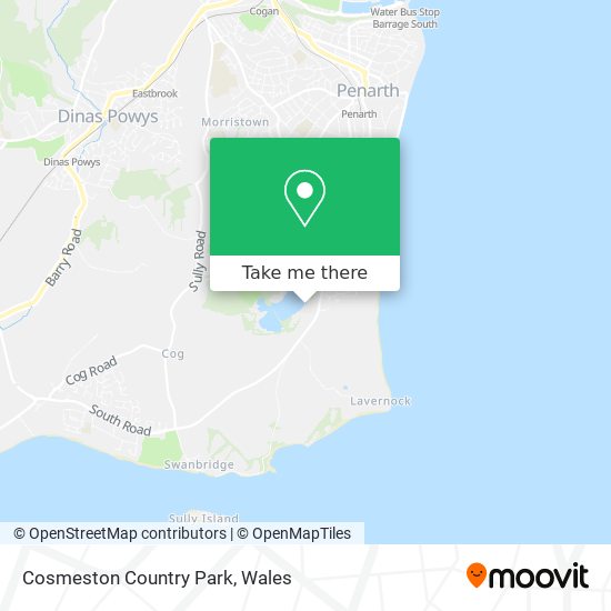 Cosmeston Country Park map