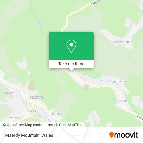 Maerdy Mountain map