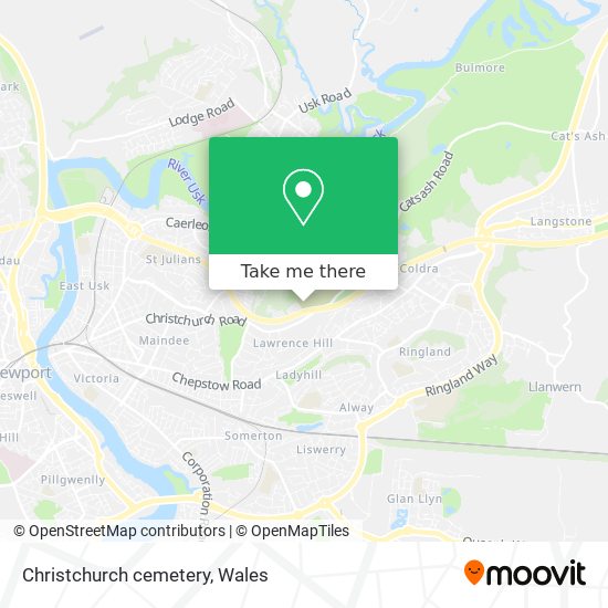 Christchurch cemetery map