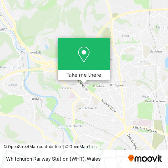 Whitchurch Railway Station (WHT) map