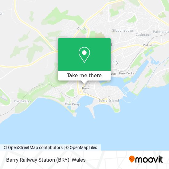 Barry Railway Station (BRY) map