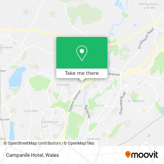 Campanile Hotel map