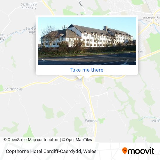 How to get to Copthorne Hotel Cardiff Caerdydd in The Vale Of