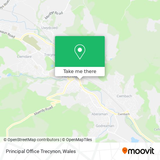 Principal Office Trecynon map