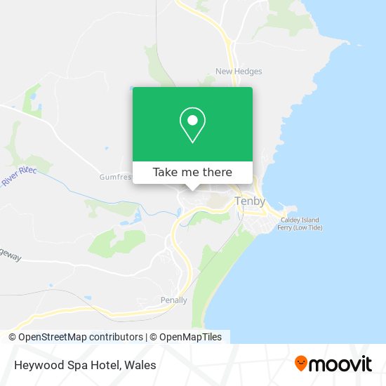 Heywood Spa Hotel map