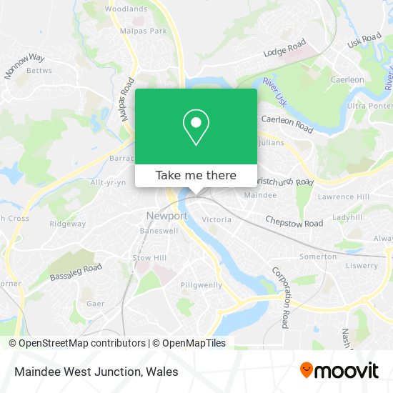 Maindee West Junction map