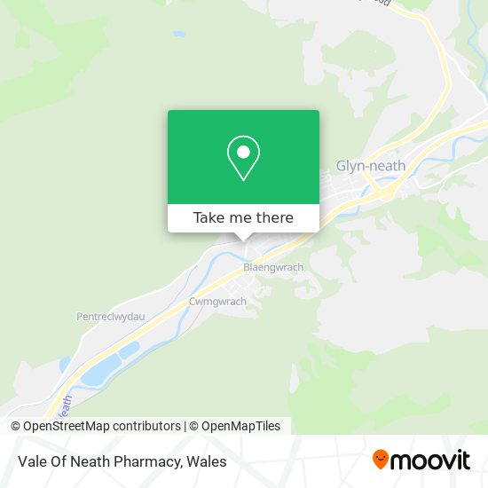 Vale Of Neath Pharmacy map
