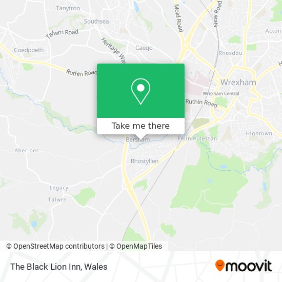 The Black Lion Inn map