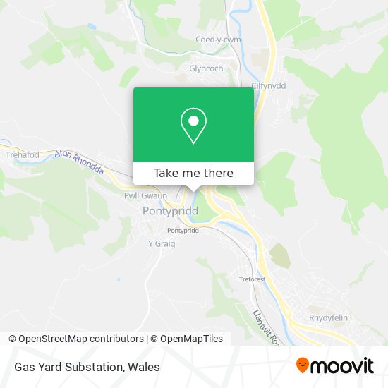 Gas Yard Substation map