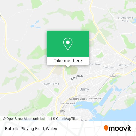 Buttrills Playing Field map