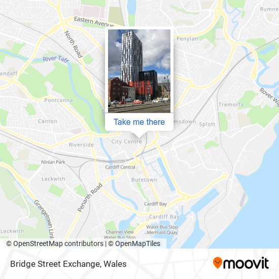Bridge Street Exchange map