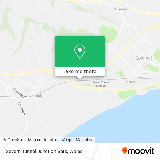 Severn Tunnel Junction Sats map