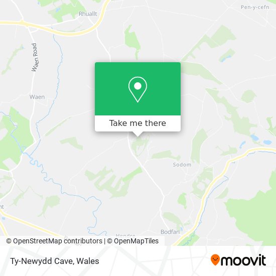 Ty-Newydd Cave map