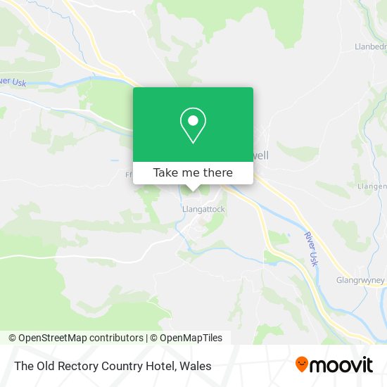 The Old Rectory Country Hotel map