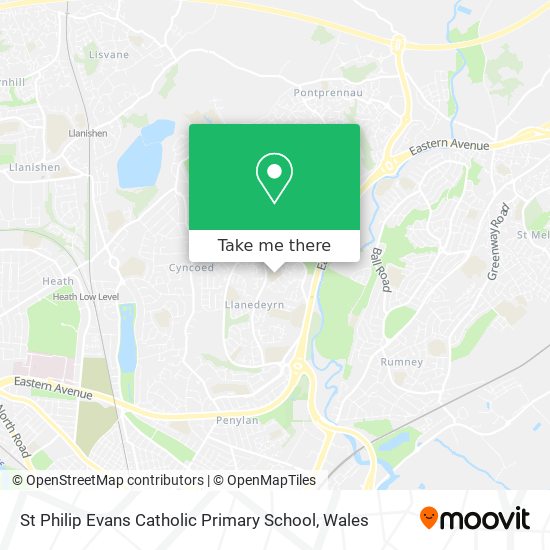 St Philip Evans Catholic Primary School map