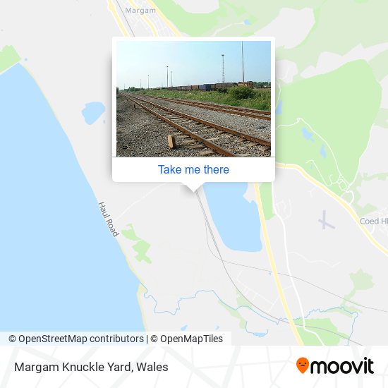 Margam Knuckle Yard map