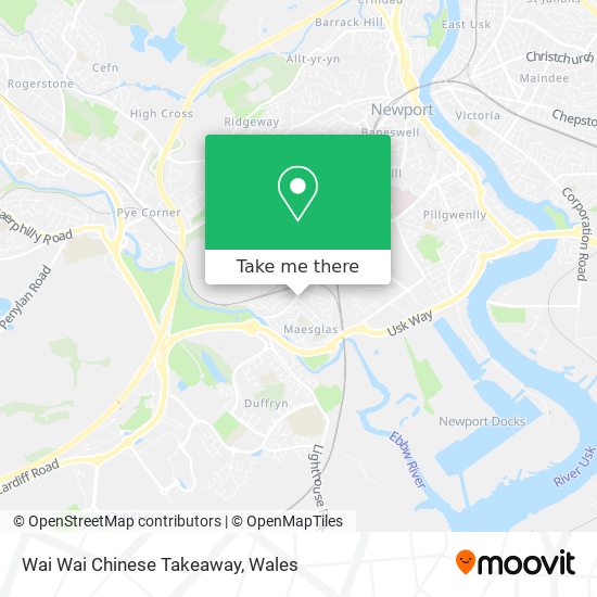 Wai Wai Chinese Takeaway map