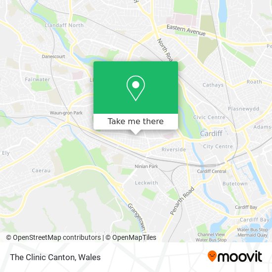 The Clinic Canton map